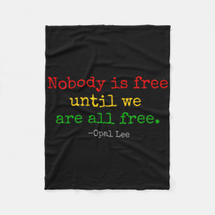 Cobertor De Velo Opal Lee Juneteende 1865 Black Independence Emanci