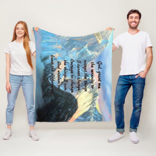 Cobertor De Velo Oração Serenária Com Montagem De Vista Panorâmica