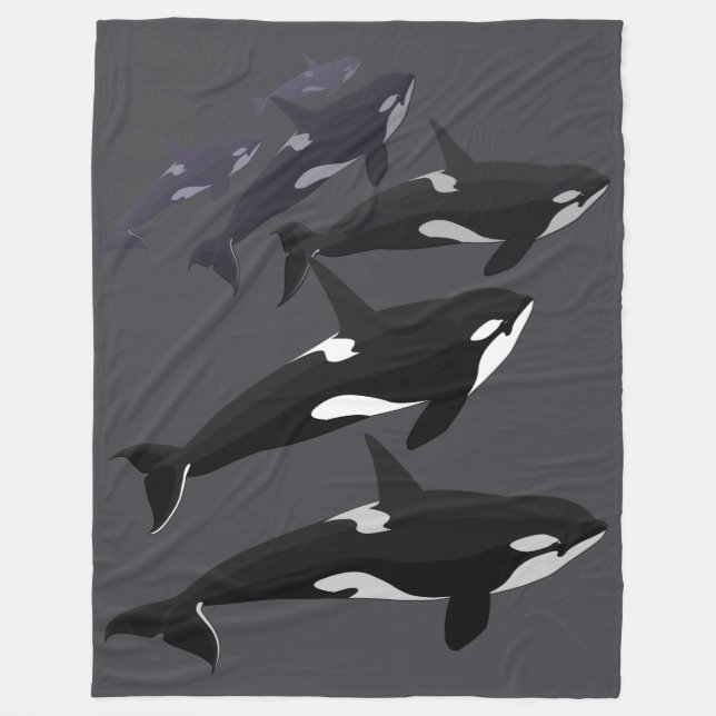 Cobertor De Velo Orca Blanket Legal Assassino Blanket (Frente)