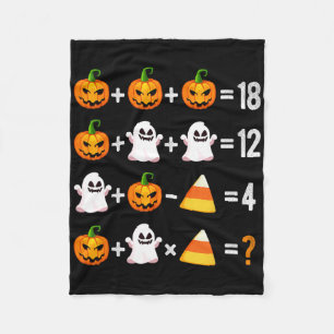 Cobertor De Velo Ordem de Operações de Halloween Matemática Ensino 
