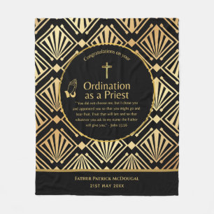 Cobertor De Velo Ordenação do Padre Novo Padre Novo Personalizado