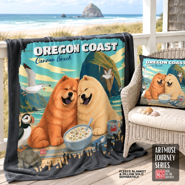 Cobertor De Velo OREGON • Cannon Beach Chow (Criador carregado)