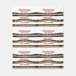 Cobertor De Velo Organists are great blanket for cold concerts