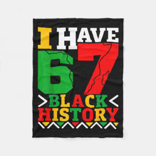 Cobertor De Velo Orgulho Afro-Americano Eu Tenho 67 Mon da História