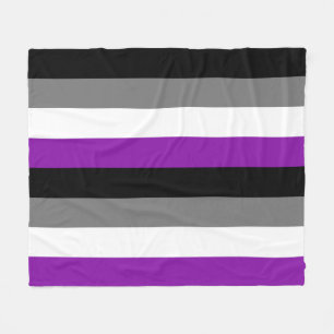 Cobertor De Velo Orgulho Assexual, Orgulho LGBTQ, Impressão com dis