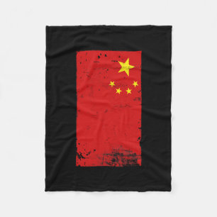 Cobertor De Velo Orgulho Chinês Viagem Férias Bandeira da China