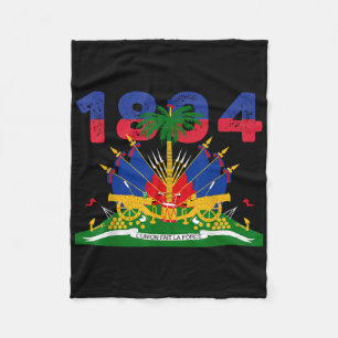 Cobertor De Velo Orgulho da Bandeira do Haiti 1804 Dia da Independê