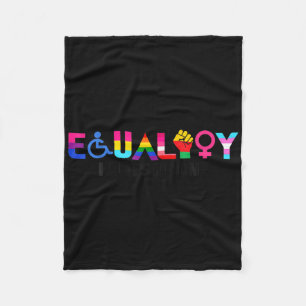 Cobertor De Velo Orgulho da Igualdade Arco-íris Lgbtq Feminista Sím