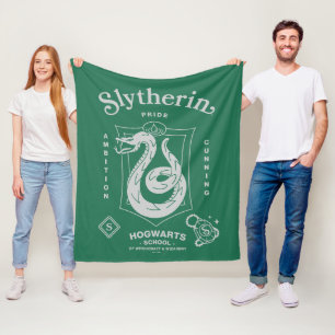 Cobertor De Velo ORGULHO DE SLYTHERIN™ Ambição Astúcia Brasão