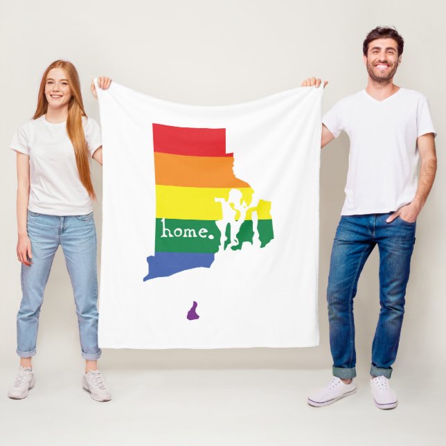 Cobertor De Velo Orgulho gay| Rhode Island (In Situ)