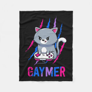 Cobertor De Velo Orgulho Geek Gaymer Lgbt Presente para Amantes de