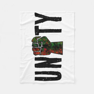 Cobertor De Velo orgulho negro punho vermelho verde bandeira pan-af
