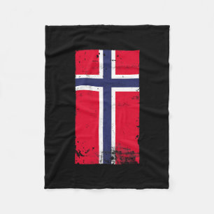 Cobertor De Velo Orgulho Norueguês Viagem Férias Bandeira da Norueg