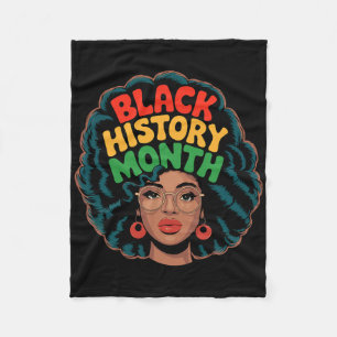 Cobertor De Velo Orgulhosa Mulher Africana Melanina Orgulho Afro Hi