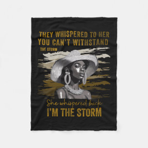 Cobertor De Velo Orgulhosas Senhoras Negras Afro-Americanas Históri
