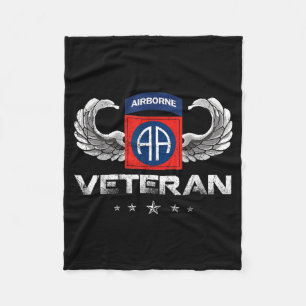 Cobertor De Velo Orgulhoso veterano da Divisão Aerotransportada 82