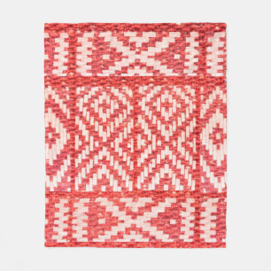 Cobertor De Velo ornamento étnico em têxteis de linho natural
