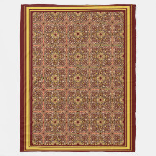 Cobertor De Velo Ornamento Floral Oriental