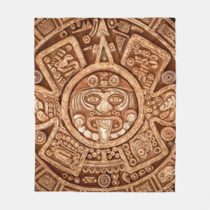 Cobertor De Velo Ornamento pagão de uma textura maia de tribo