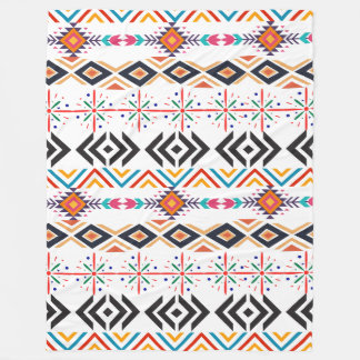 Cobertor De Velo Ornamentos Africanos Fleece Blanket, Grande 60" x
