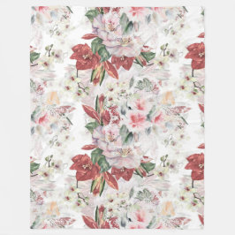 Cobertor De Velo Orquídea trabalho de arte de ilustração elegante e