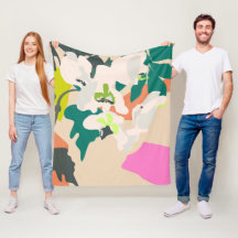 Orquídeas Tropicais Abstratas Casa Moderna 