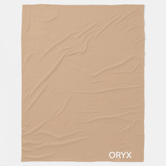 Cobertor De Velo Oryx Brown Beige Color Name