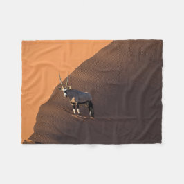 Cobertor De Velo Oryx na borda, Namíbia