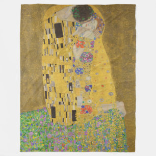 Cobertor De Velo Os Amantes Beijo Abraço por Gustav Klimt