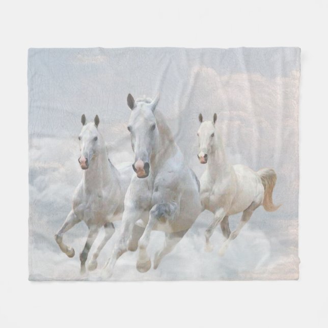 Cobertor De Velo Os Cavalos (Frente (Horizontal))