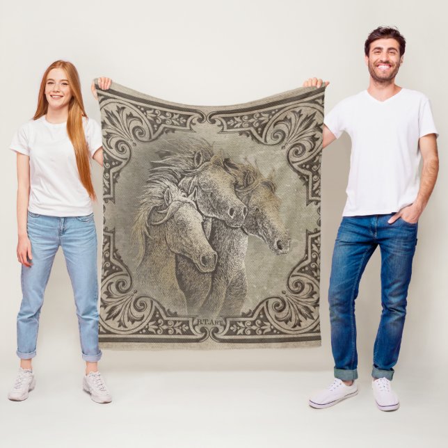 Cobertor De Velo Os Cavalos (In Situ)