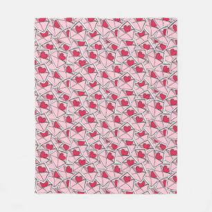 Cobertor De Velo Os corações dos namorados em envelopes