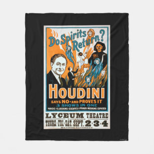 Cobertor De Velo Os espírito retornam? Houdini diz NÃO - prova-o