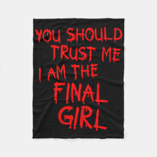 Cobertor De Velo Os Filmes Slasher Confiam Em Mim Eu Sou A Menina F