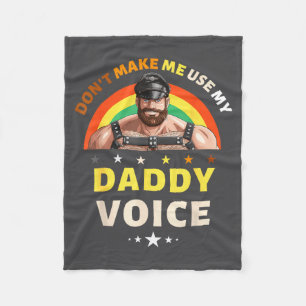Cobertor De Velo Os Homens Não Me Façam Usar Minha Voz De Papai Div