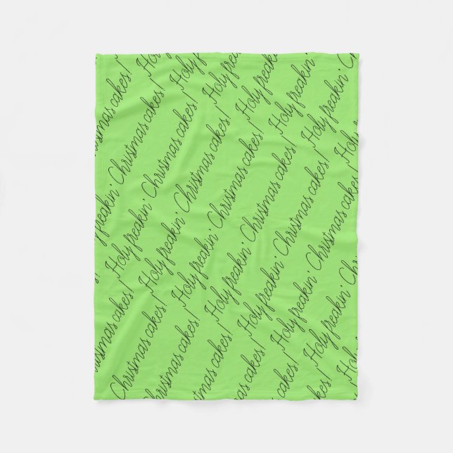 Cobertor De Velo Os hristmas santamente do freakin das citações (Frente)