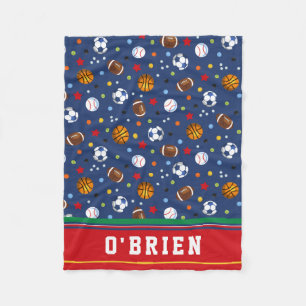 Cobertor De Velo Os miúdos personalizaram o multi lance vermelho do