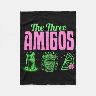 Cobertor De Velo Os Três Amigos Cinco De Mayo Bebendo Tequila Pa