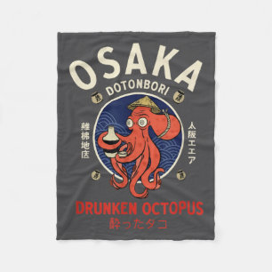 Cobertor De Velo Osaka Dontnburi Polvo Embriagado Vintage Japonês S