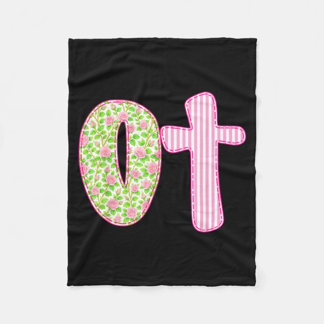 Cobertor De Velo Ot Preppy Occupational Therapy, Boho Cota Girly Co (Frente)