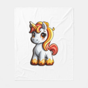 Cobertor De Velo Ótima Halloween Unicorn Candy Corn Horn Hor Magnét