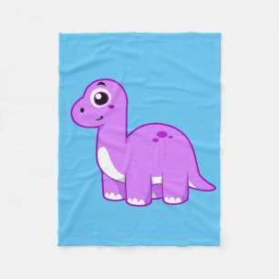 Cobertor De Velo Ótima Ilustração De Um Dinossauro Brontossauro.
