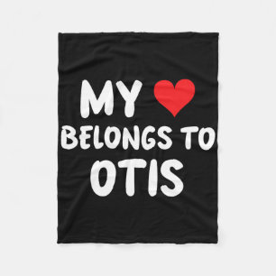 Cobertor De Velo Otis - Meu Coração Pertence a Otis - Amor