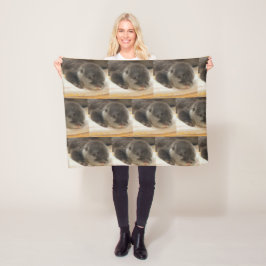 Cobertor De Velo Otters Sonolento