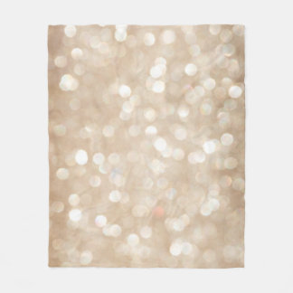 Cobertor De Velo Ouro brilhante, fundo de Natal desfocado.