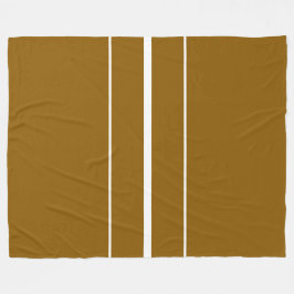 Cobertor De Velo Ouro Brown Sleek White - Bandas Verticais Verticai