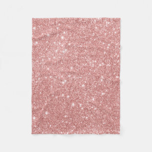 Cobertor De Velo Ouro cor-de-rosa do brilho luxuoso chique elegante