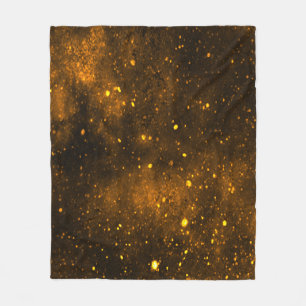 Cobertor De Velo Ouro Galaxy Starry Night