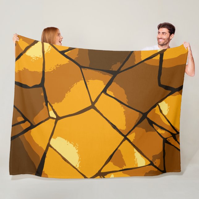 Cobertor De Velo Ouro Mosaico - Arte de Vidro (In Situ)