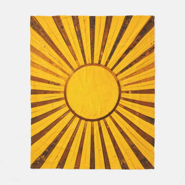 Cobertor De Velo Ouro Sunburst (Frente)